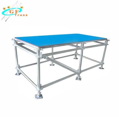 Plataforma portátil de dobramento da fase da camada 750kgs/m2 18mm do ferro