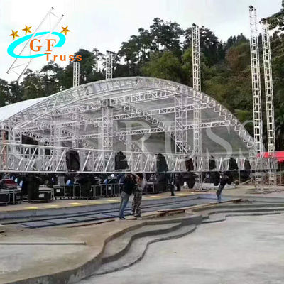 Fardo quadrado do cargo do objetivo 6082 para a fase dos Tradeshows do DJ