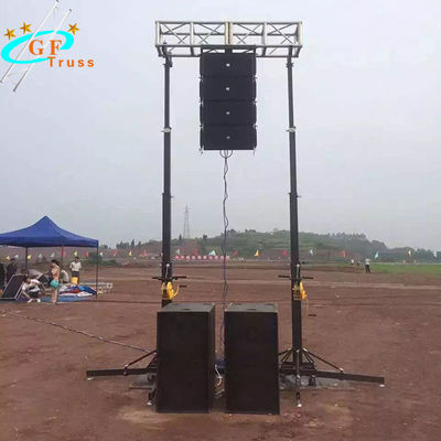 Suporte 6061 T6 aluído para a linha torre do orador do elevador da manivela da disposição