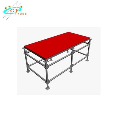 Plataforma portátil de dobramento da fase da camada 750kgs/m2 18mm do ferro