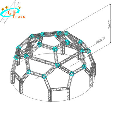 Peso leve do sistema da iluminação 4M Aluminum Roof Truss do DJ