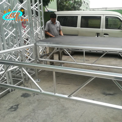 Plataforma ajustável da fase, montante esperto portátil da fase do coro modular da plataforma para a exposição do evento