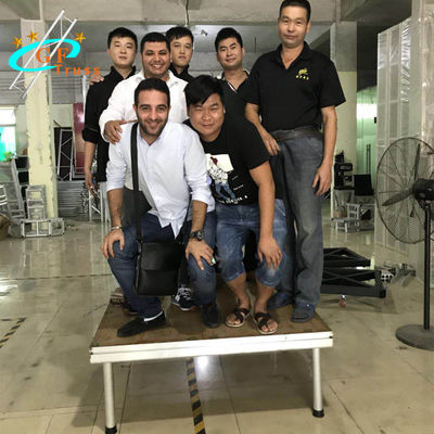 plataforma 1.22m*1.22m de alumínio da fase de 1m*1m 1m*2m para o casamento