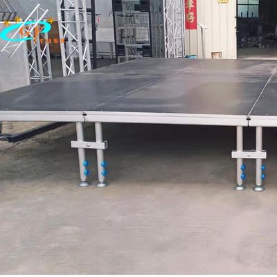 4' X 4' sistema modular da plataforma portátil da fase com o montante ajustável da altura