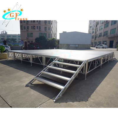 Deslize não 1.22M*1.22M Aluminum Stage Platform para eventos